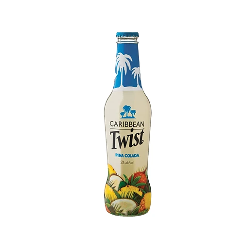 Caribbean Twist Pina Colada - Glass Bottle 6 Pack