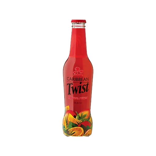 Caribbean Twist Tropical Punch - Glass Bottle 6 Pack